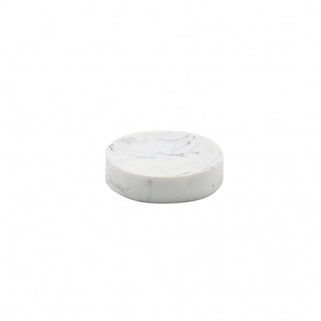 POLYRESIN SOAP DISH. SIZE/9.4X9.4X2CM