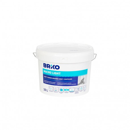 FINE-GRAINED PUTTY BRIKO 10 L