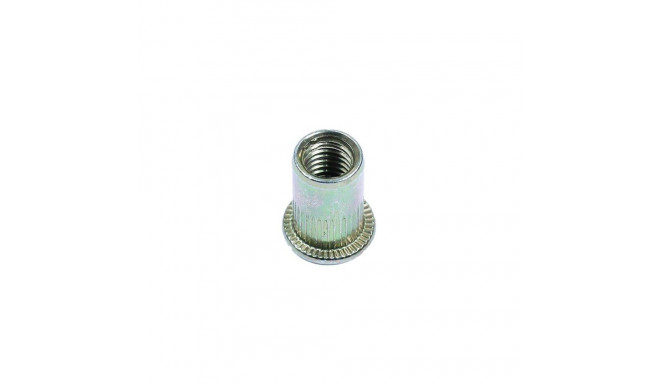 OPEN FLAT HEAD BLND RVT NUT M6 1.0X15.8