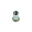 OPEN FLAT HEAD BLND RVT NUT M8 1.25X19.5