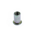 OPEN FLAT HEAD BLND RVT NUT M8 1.25X16.6