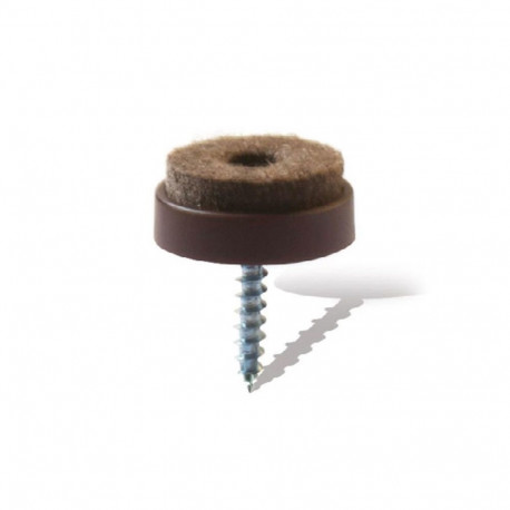 pruunid kruvitavad vildipadjad D20 8 tk