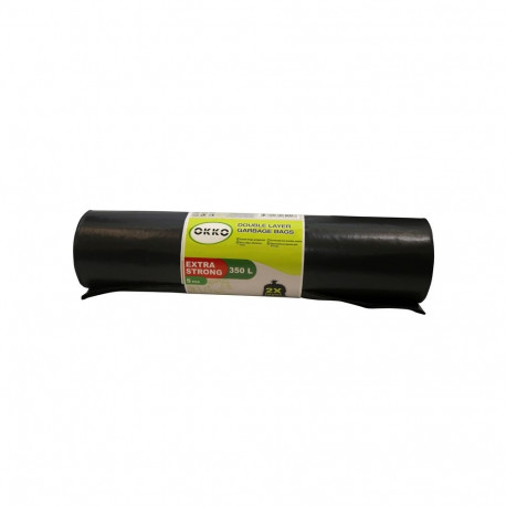 GARBAGE BAGS OKKO 2LAYER 350L 5PCS