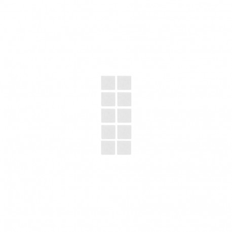 FELT PADS D20X20 WHITE 10PCS