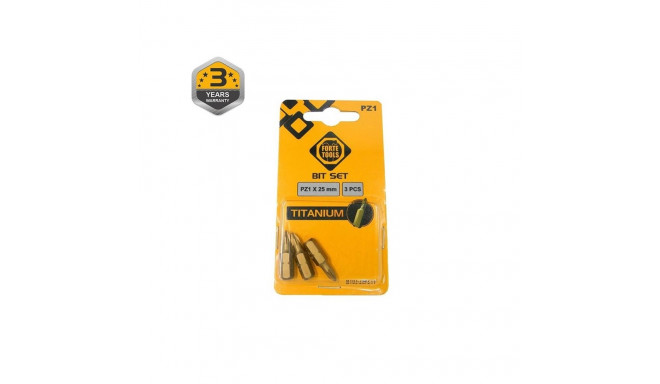 titaanist kruvikeeraja otsik PZ1x25mm 3 tk