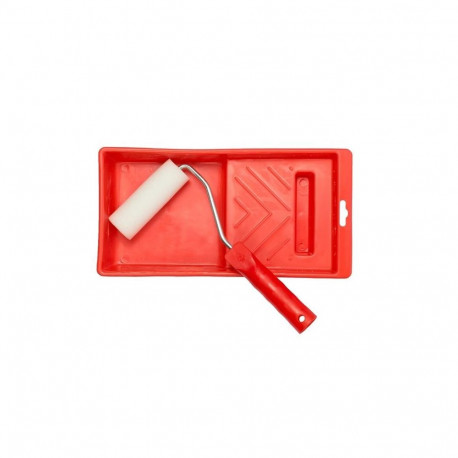 FOAM ROLLER 11CM+HANDL+TRAY 15X32CM OKKO
