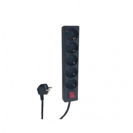 EXT CORD KF-GS-05K-A 3X1.5 3M 5P BLACK