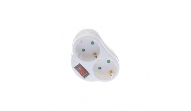 2WAY PLUG SOCKET WITH SWITCH KF-GZ-01/02
