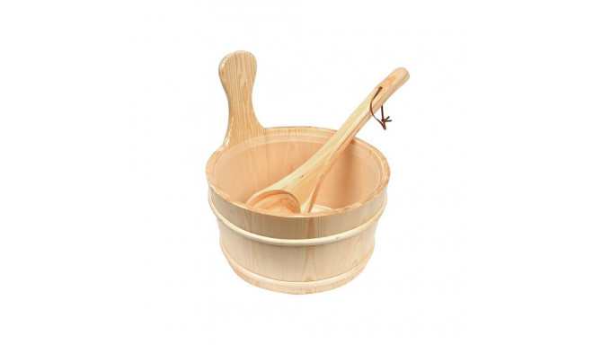 SAUNA BUCKET WITH LADLE (4 L)