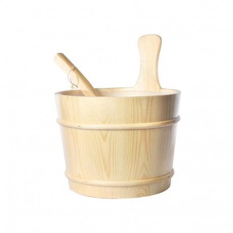 SAUNA BUCKET WITH LADLE (3 L)