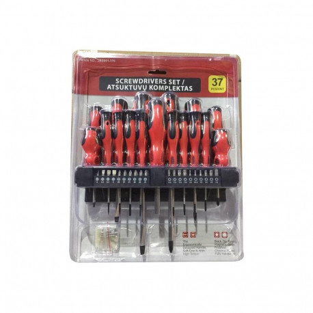 SCREWDRIVERS SET, 37 PCS