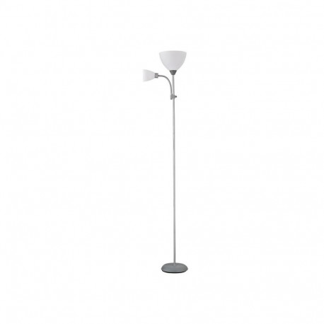 FLOOR LAMP F62AMS 60W E27 SILVER