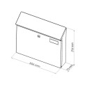 COPPER COLOURED MAILBOX PD968