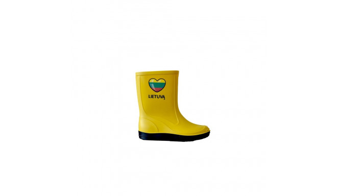 KIDS BOOTS 120PL SYMBOL YELLOW SIZE 25