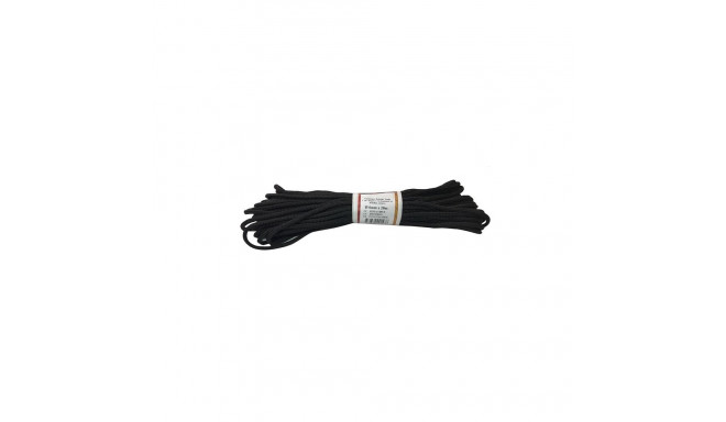 BRAIDED POLYAMIDE ROPE BLACK 6MM 20M
