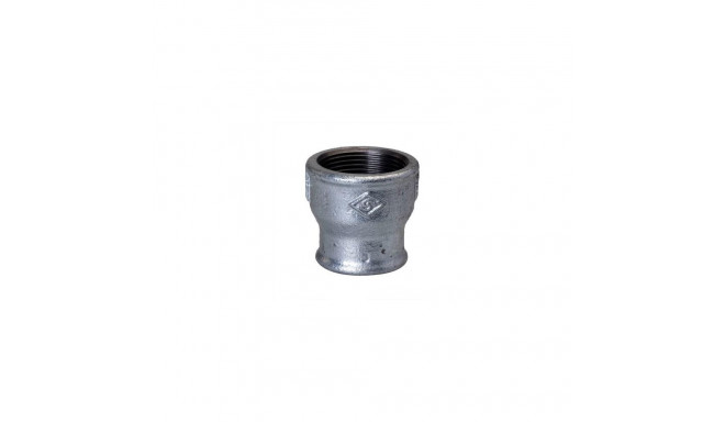 BRASS COUPLING 1 1/4X1/2 ZN V/V