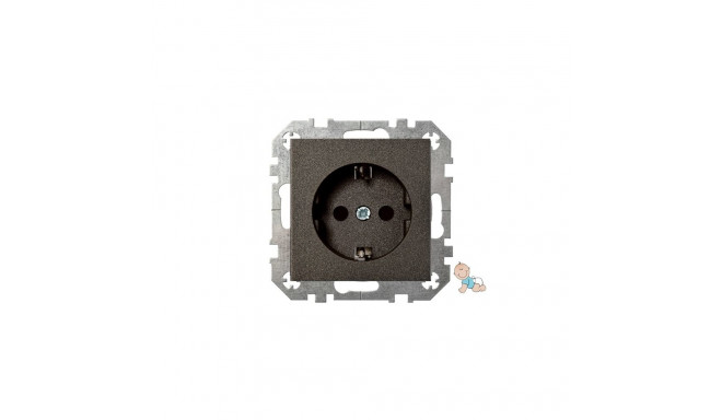 PROTECTED SCH.SOCKET WITH PLUG-IN TERM.