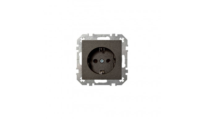 SOCKET OUTLET ĮKL16-204-01 EPSILON BLACK