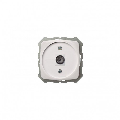 TV SOCKET F TYPE ITVL-1-01 A/B WHITE