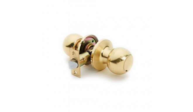 DOOR KNOB LOCK 607 SB MAT BRASS