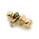 DOOR KNOB LOCK 607 SB WC MAT BRASS