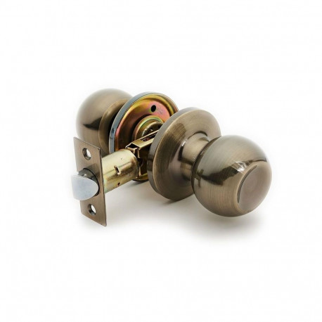 ukseluku nupp 607 AB antiikne messing