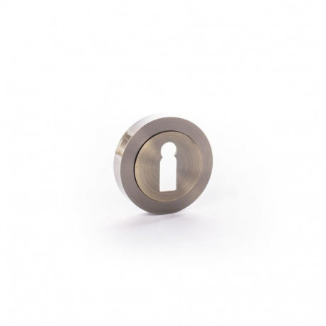 KEY ESCUTCHEON A01 ANTIQUE BRASS