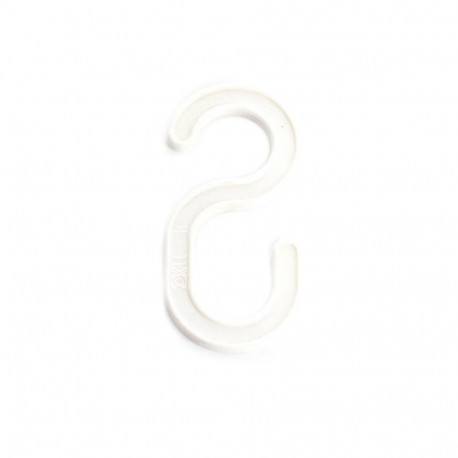 riidekonks F3-196 valge S-kujuline (25)