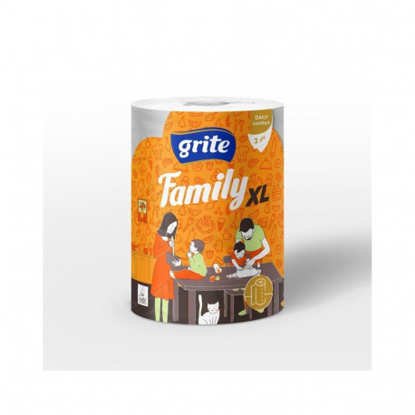 paberirätikud Grite Family XL 2PL250 1 tk