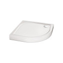 SET LARGO RO90 shower tray, panel white