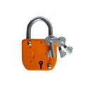 PAD LOCK LOTE 3 KEYS ORANGE