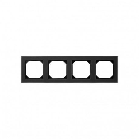 4-suunaline raam must klaas