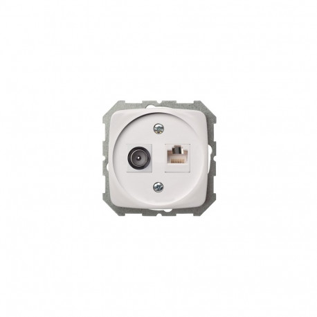 TV/andmesidepesa ITVKL-1-01 RJ45 KAT.6E valge