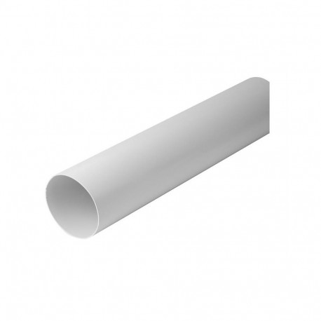 VENTILATION DUCT 100MM 1,5M WHITE PLAST