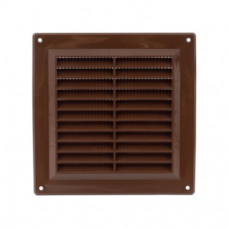 GRILLE VENTILATION 150X150, BROWN