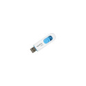 KEY USB ADATA C008 32GB USB2 WHT/BLUE