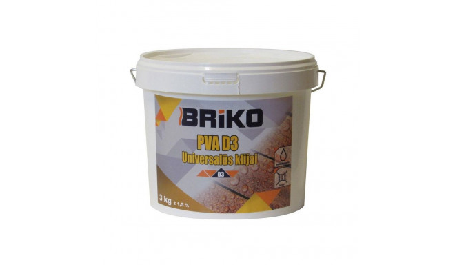 UNIVERSAL WOOD PVA D3 GLUE BRIKO (3 KG)