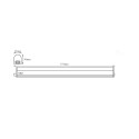 LED SWITCH BATTEN 0.6M 8W/840