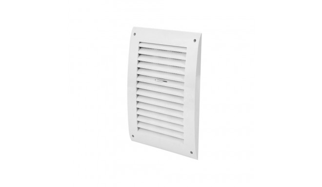 GRILLE PLASTIC ADJUSTABLE 250X170, WHITE