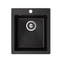 SINK SQUARE SQS 100-601 W BLACK