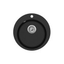 SINK OVAL SR 100-601 W BLACK