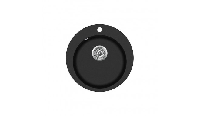 SINK OVAL SR 100-601 W BLACK