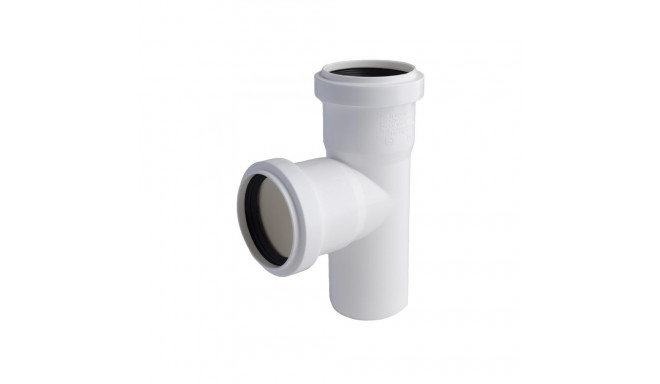 TEE sisemine D50/50x87° valge PP