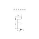 PIPE EXTERNAL D160 2.0M 4.0MM