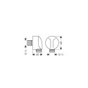 HANSGROHE FIXFIT E WALL OUTLET