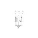 COUPLING EXTERNAL DOUBLE D110