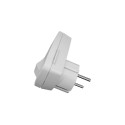 ANGLED PLUG N_L SWITCH WHITE 10231