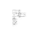TOILET WITHOUT RESERVOIT FOR DISABLED PE