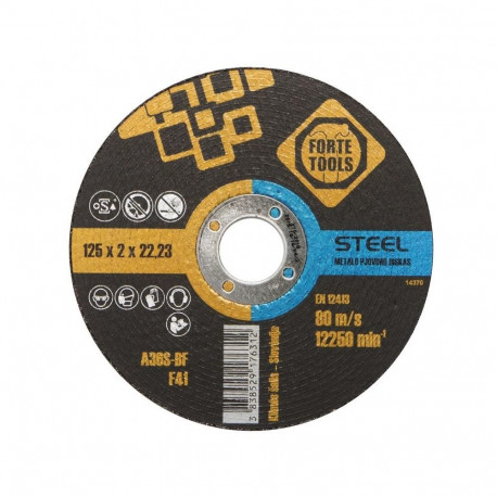 lõikeketas 125x1,2x22,23 mm FORTE TOO