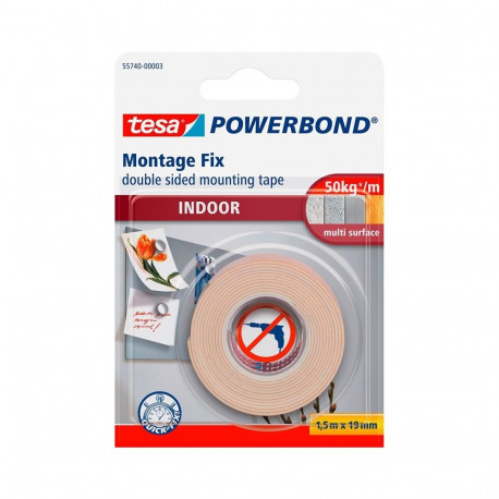 valge sisetööde teip 1.5M 19MM TEZA